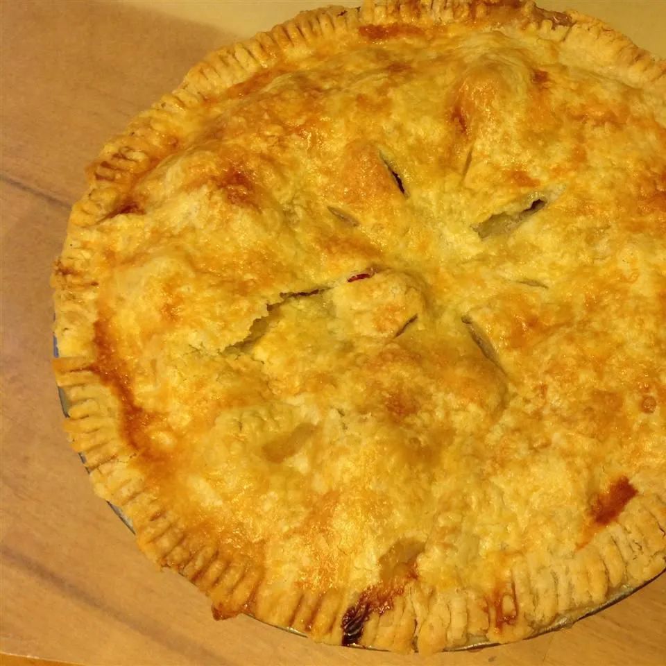 Pineapple-Rhubarb Pie