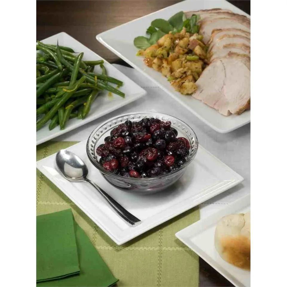 Festive Fresh Blueberry and Cranberry Relish