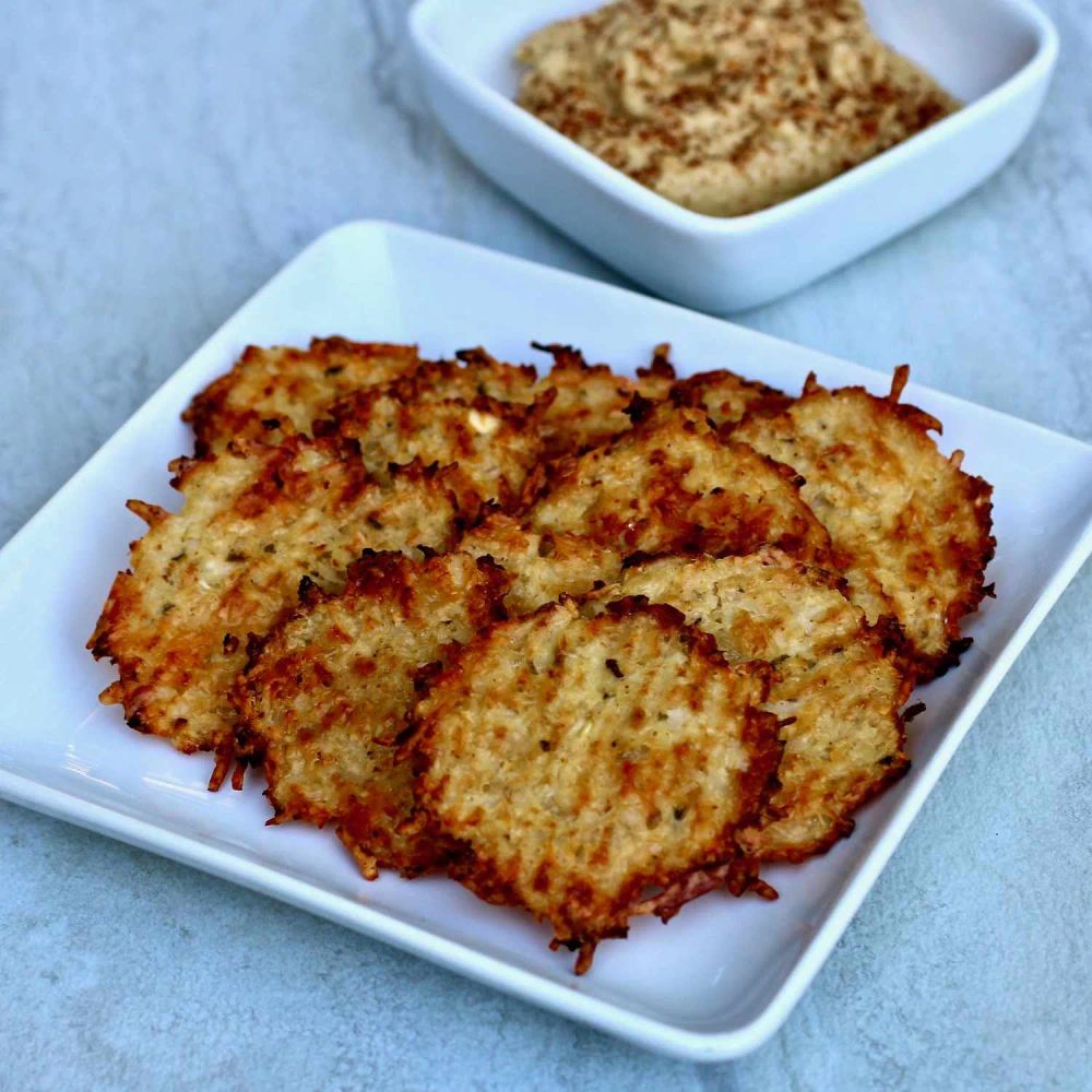 Spicy Ranch Cauliflower Crackers