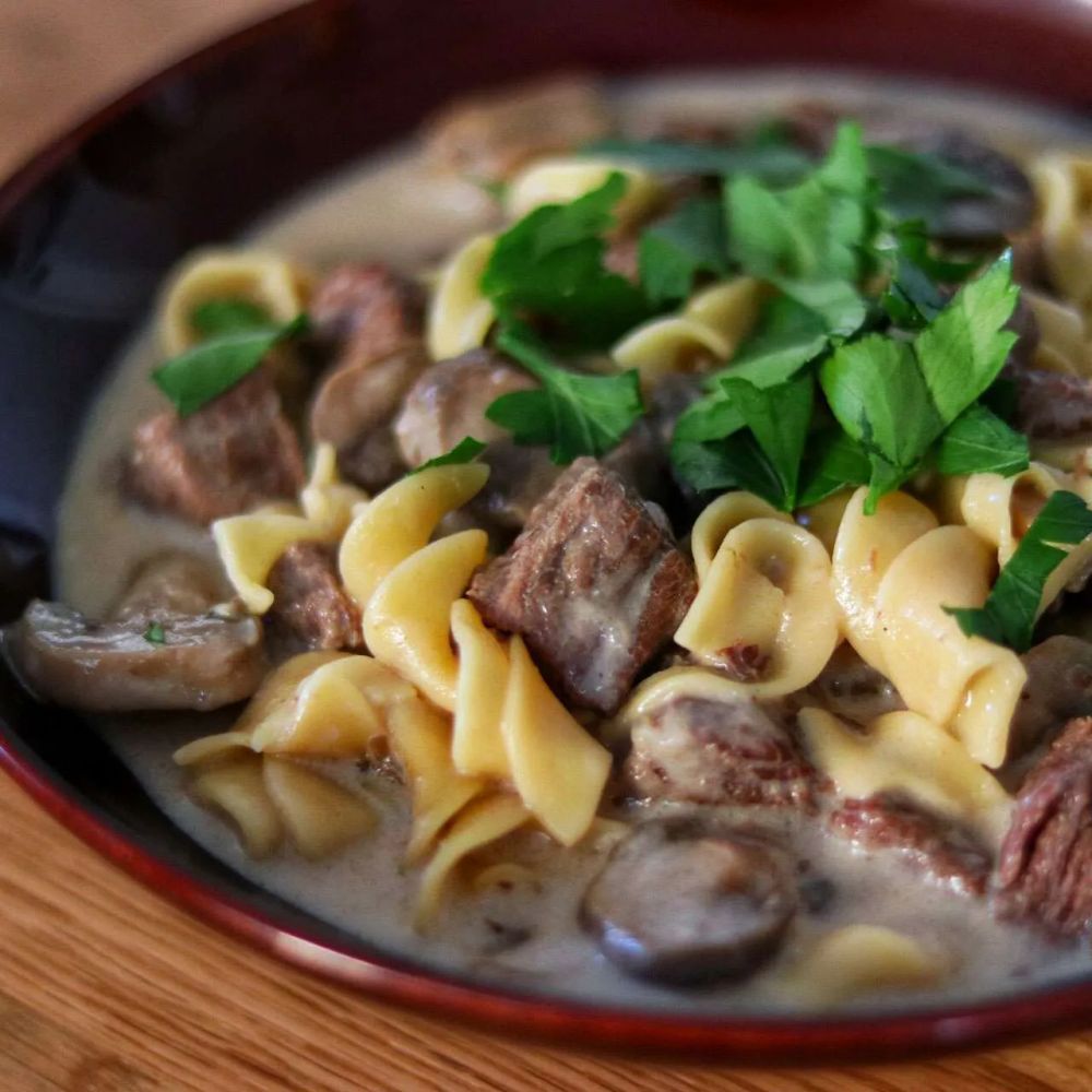 Beef Stroganoff for Instant Pot