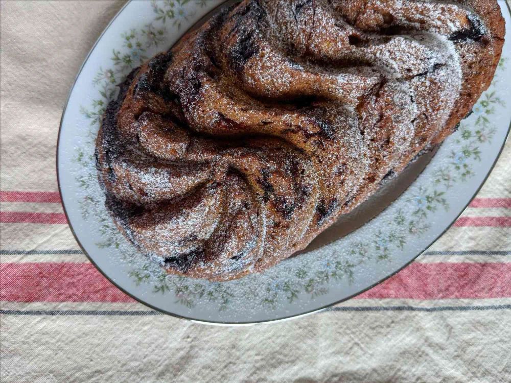 Vegan Blueberry-Banana Bread