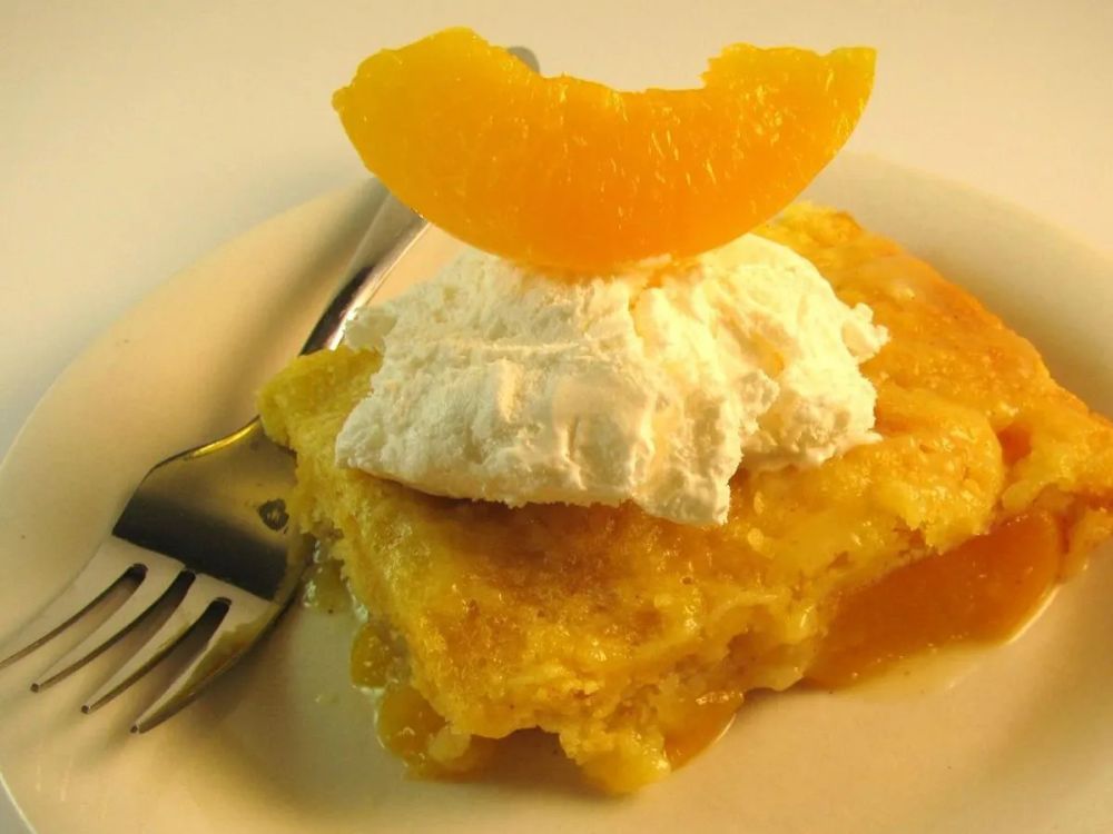 Marie's Peach Dump Cake