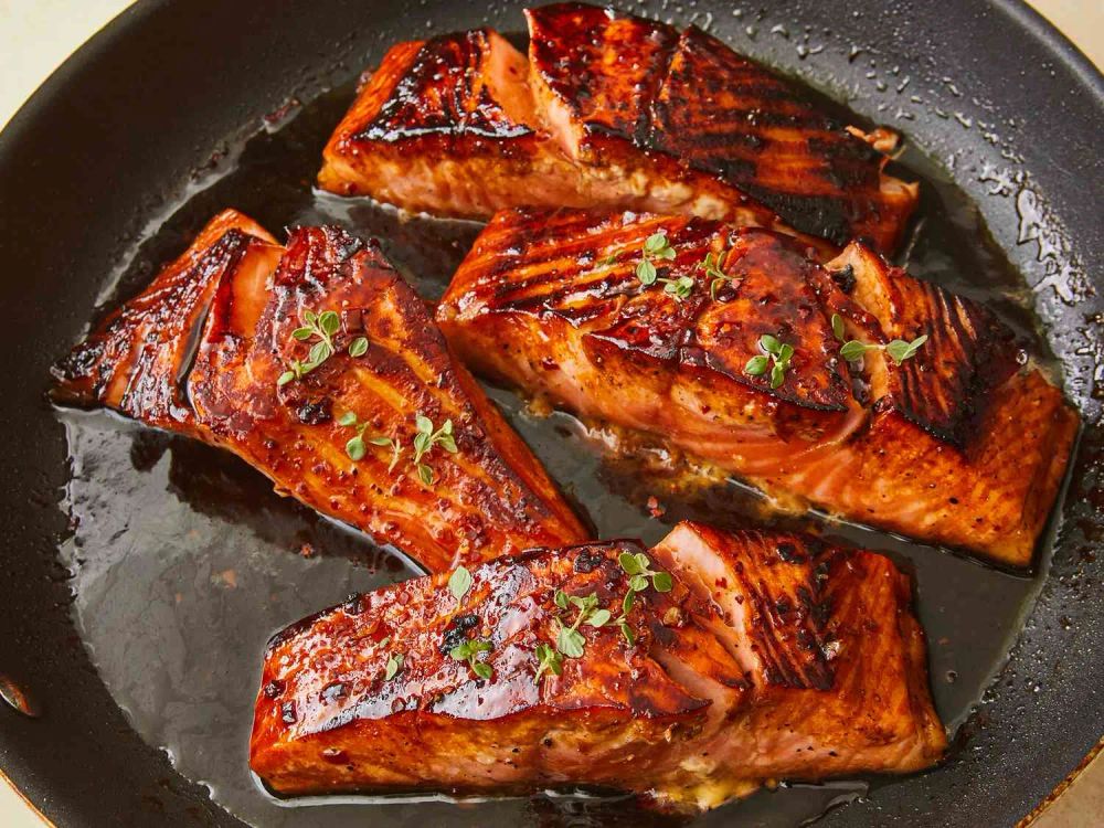 Sweet Glazed Salmon