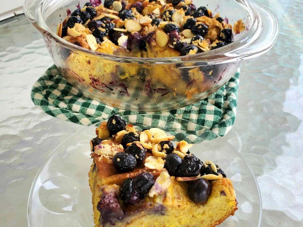 Blueberry-Almond French Toast Bake