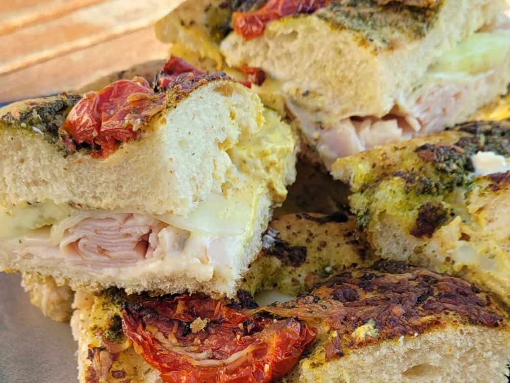 Bob's Focaccia Turkey Sandwiches