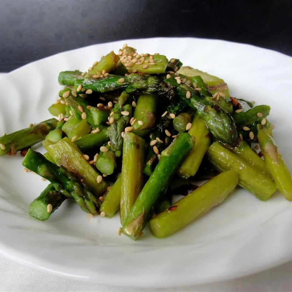 Stir-Fried Sesame Asparagus