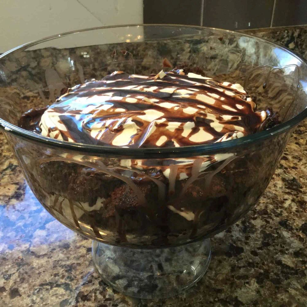 Chocolate Kahlua Trifle