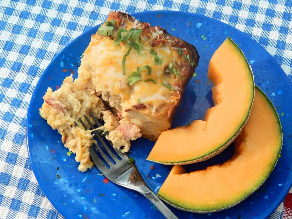 Loaded Overnight Breakfast Casserole