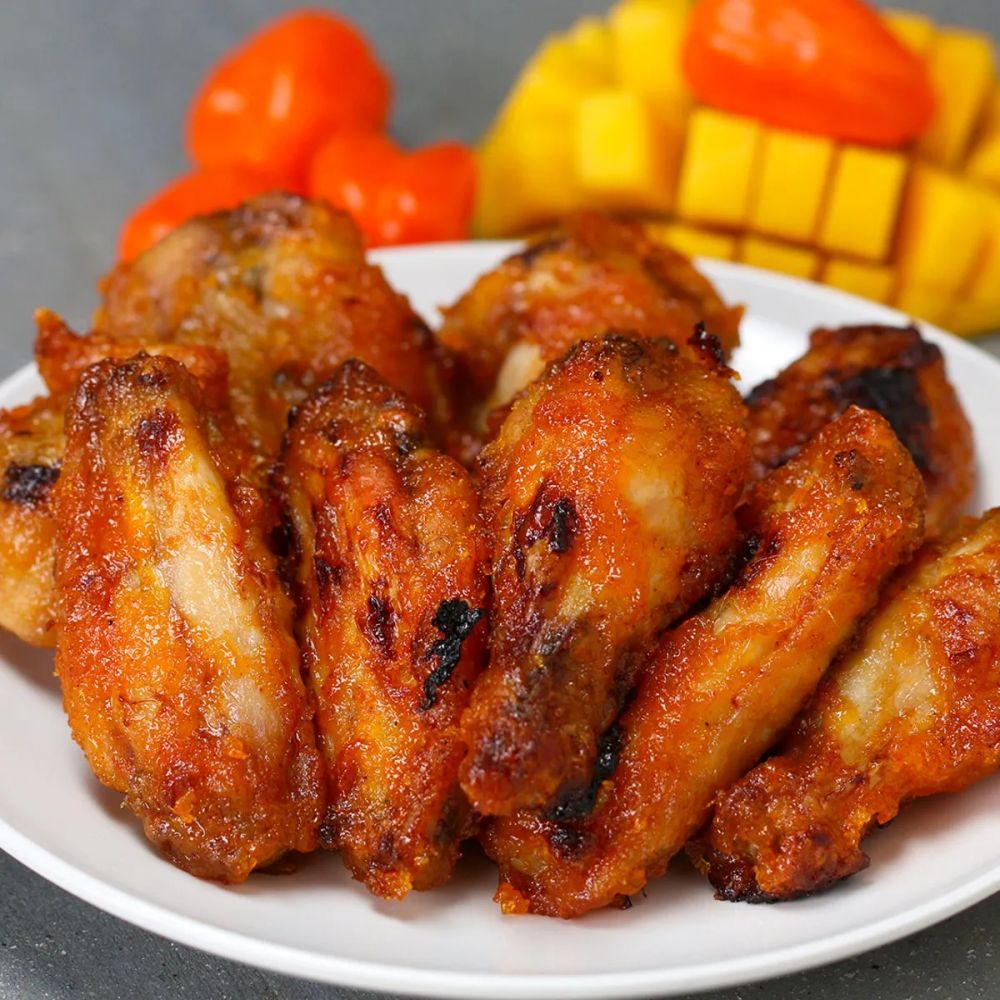 Spicy Mango Chicken Wings