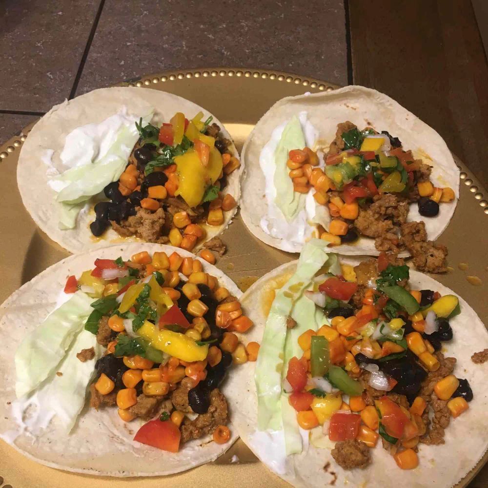 Street Taco with Mango Salsa