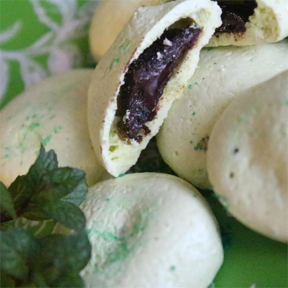 Forgotten Mint Meringue Surprises