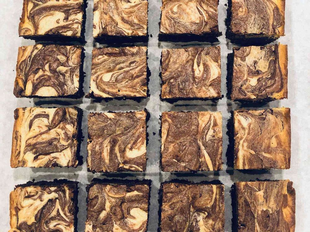 Michelle's Peanut Butter Marbled Brownies