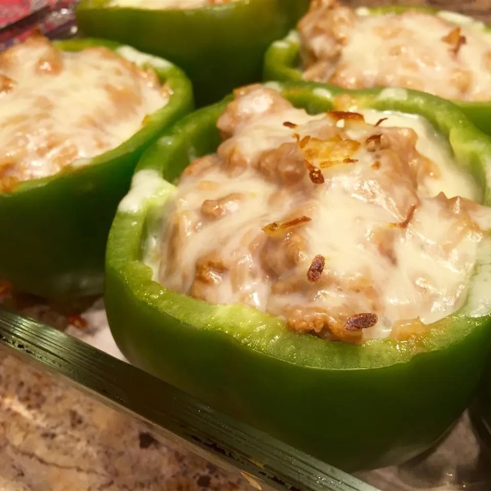 Ali's Stuffed Green Peppers