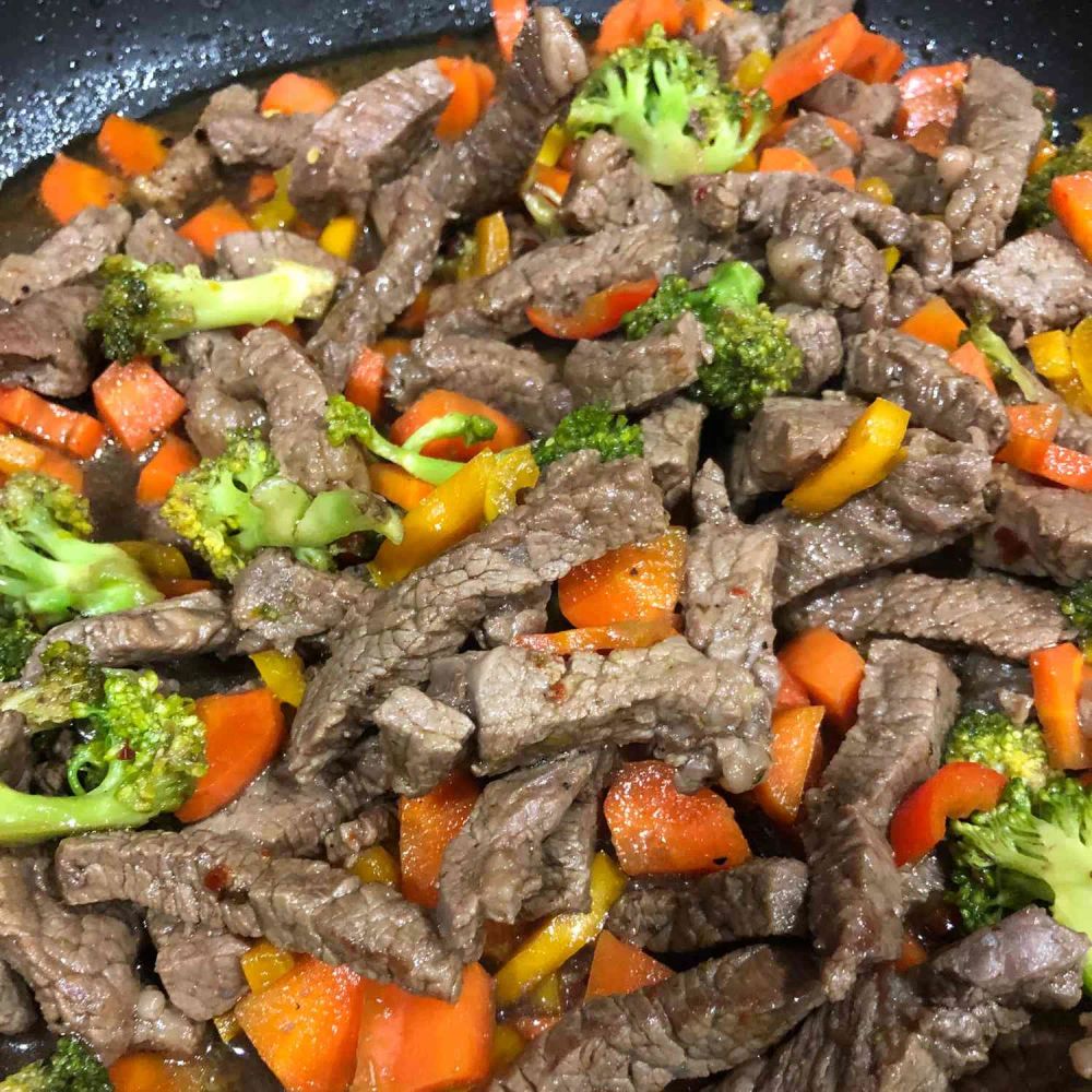 Spicy Sweet Steak Stir Fry