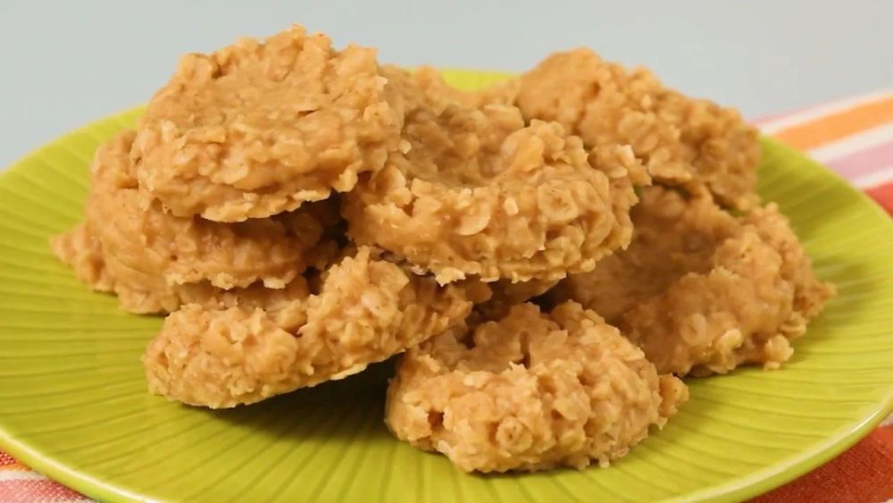 No-Bake Peanut Butter Cookies