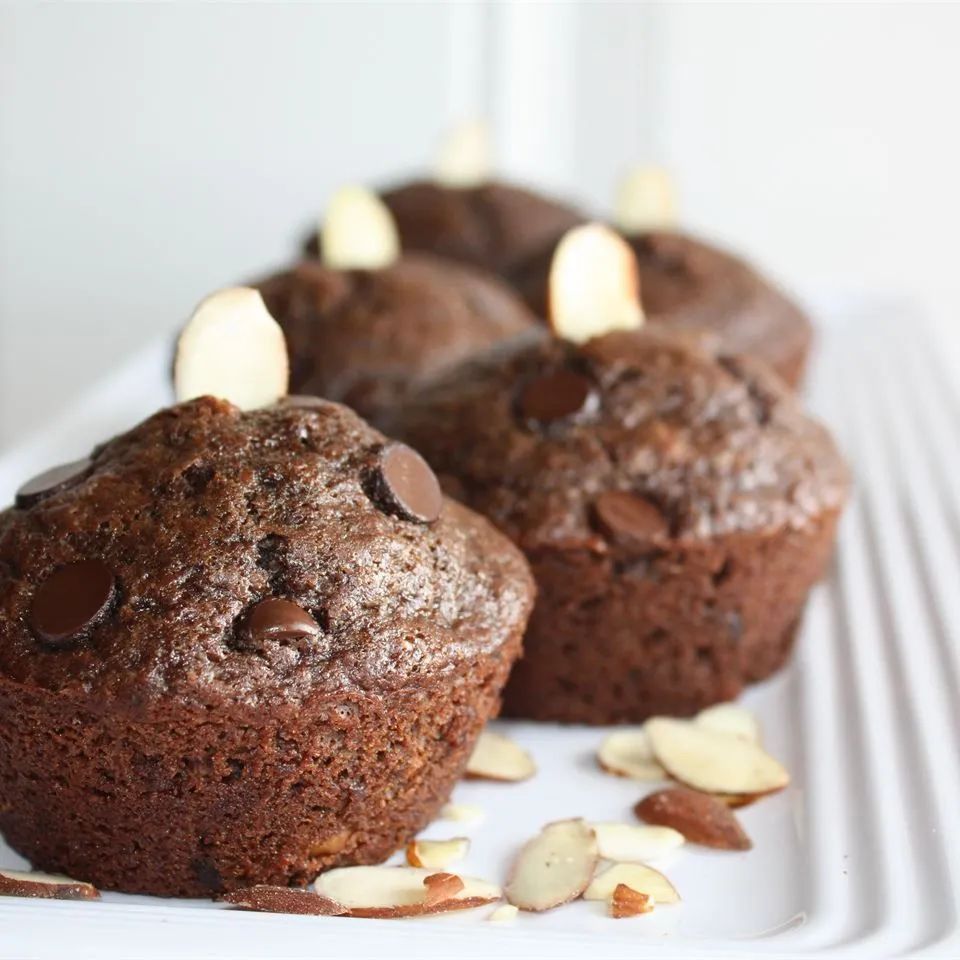 Chocolate Chocolate Chip Nut Muffins