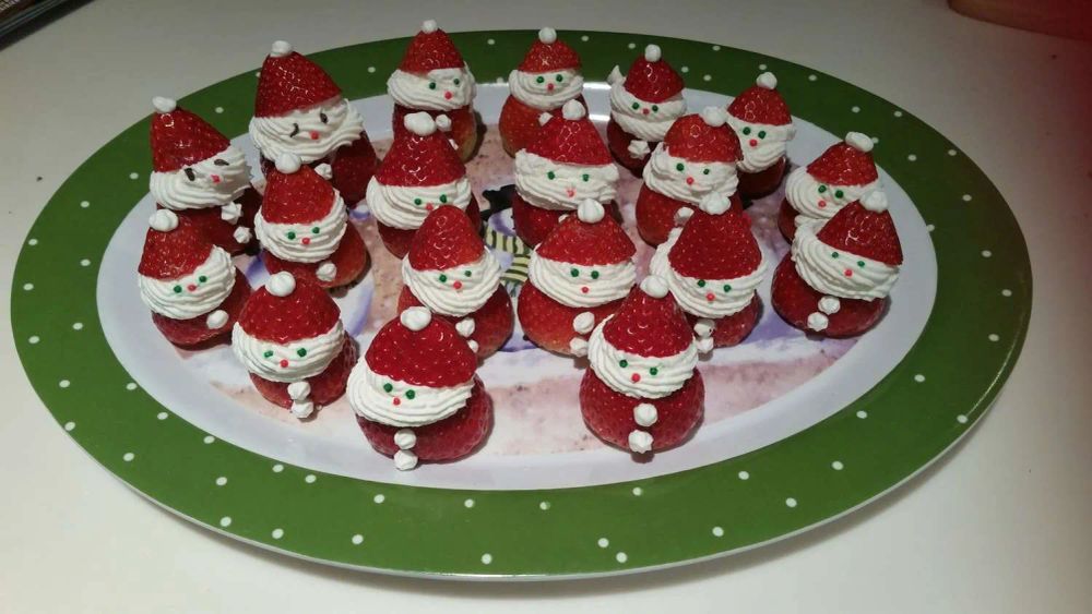 Mini Strawberry Santas