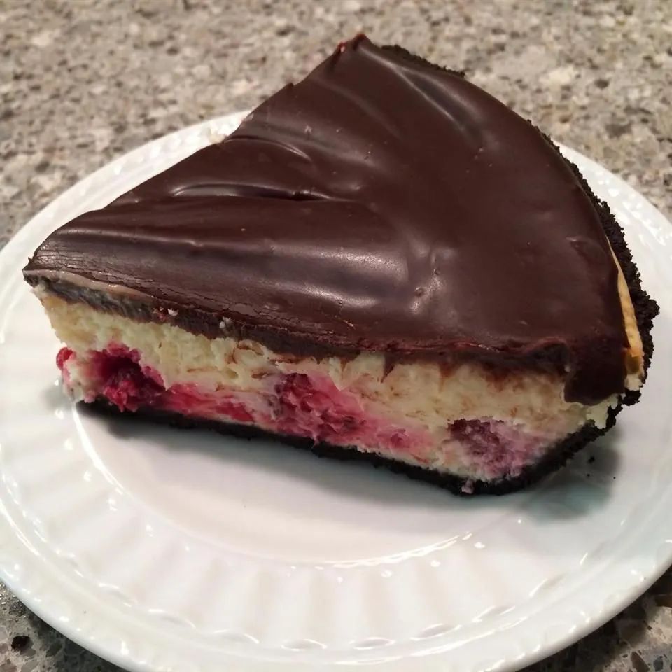 Easy Chocolate-Raspberry Cheese Pie