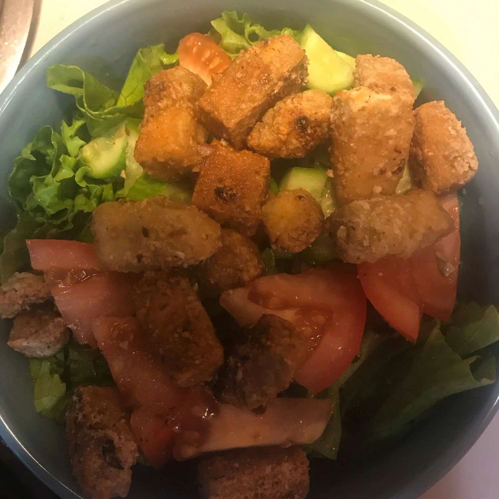 Amazing Crunchy Tofu Salad