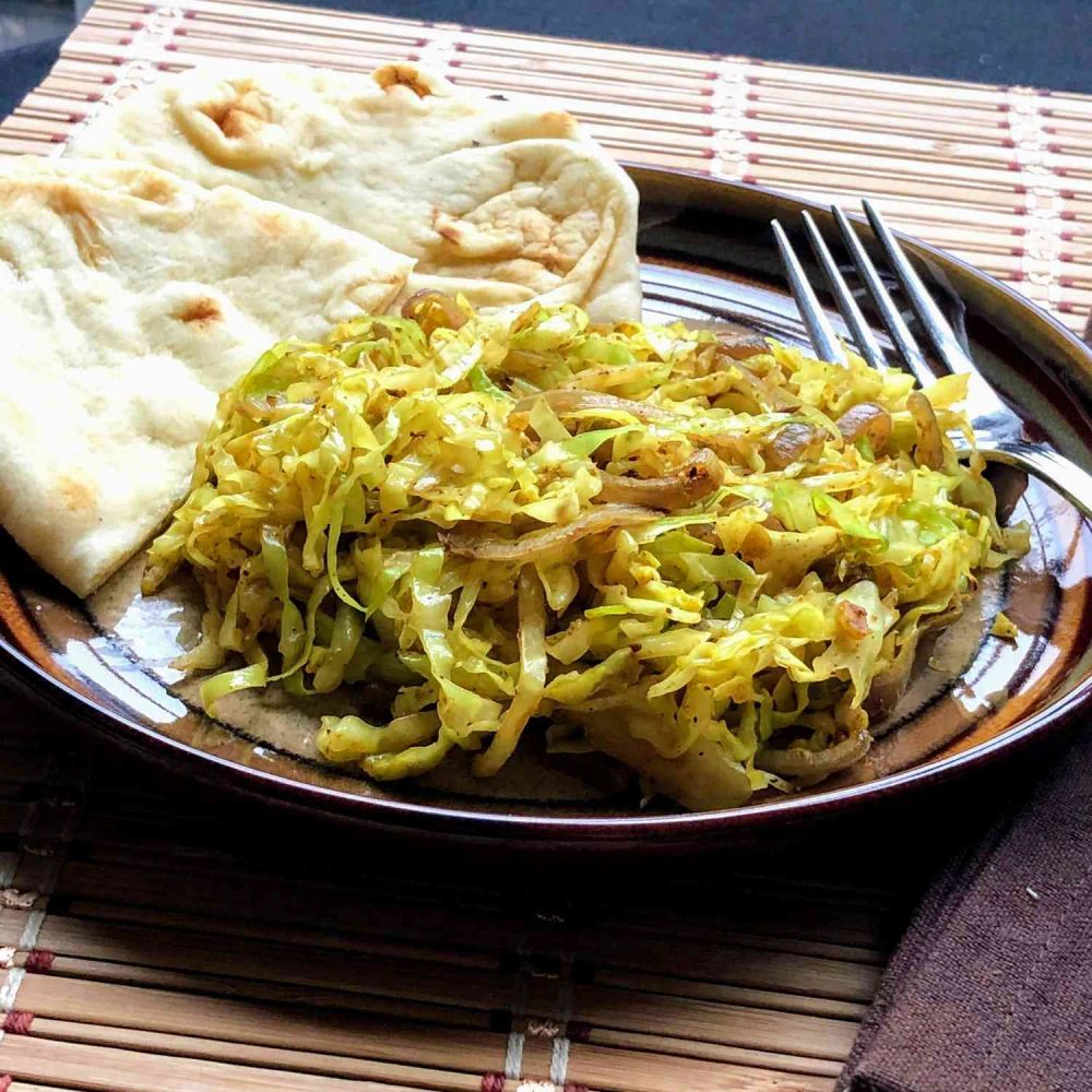 Indian Fried Cabbage