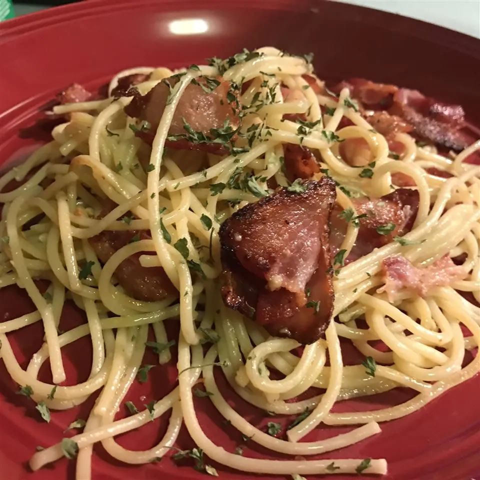 Spaghetti with Bacon