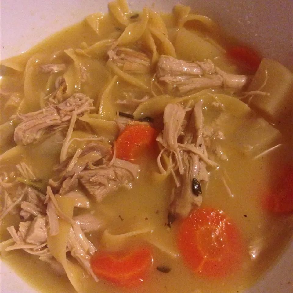 Cold-Busting Ginger Chicken Noodle Soup