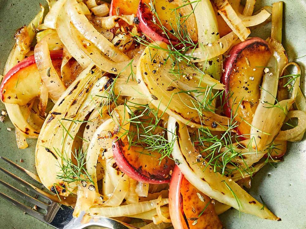 Sautéed Apple, Onion, and Fennel