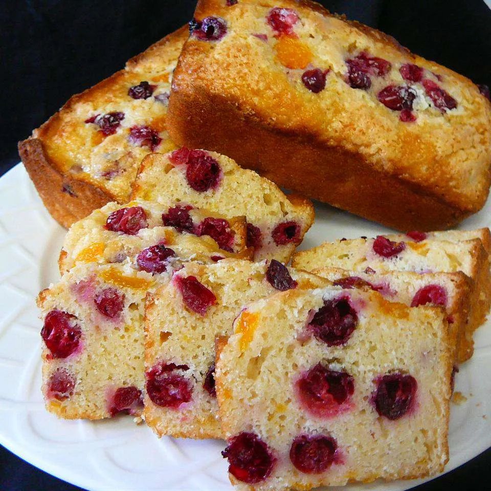 Moist Cranberry Orange Bread