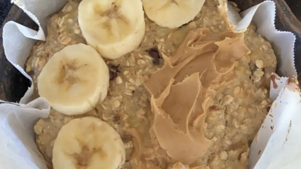 Peanut Butter Banana Baked Oatmeal