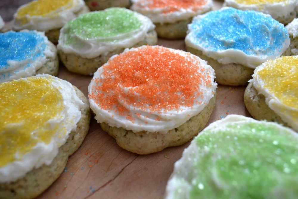 Soft Birthday Cake Cookies