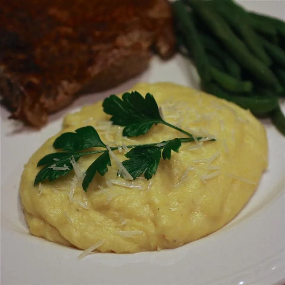 Cheesy Polenta