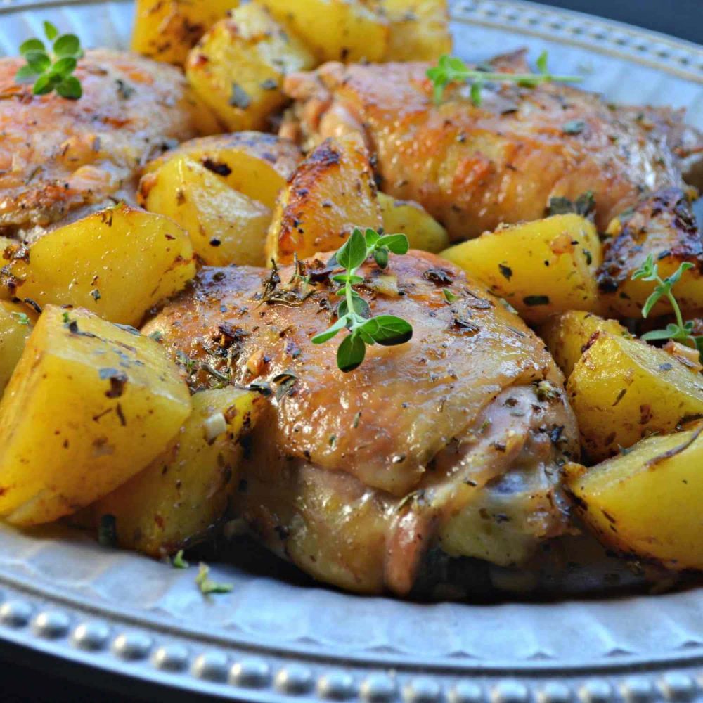 Greek Lemon Chicken and Potatoes