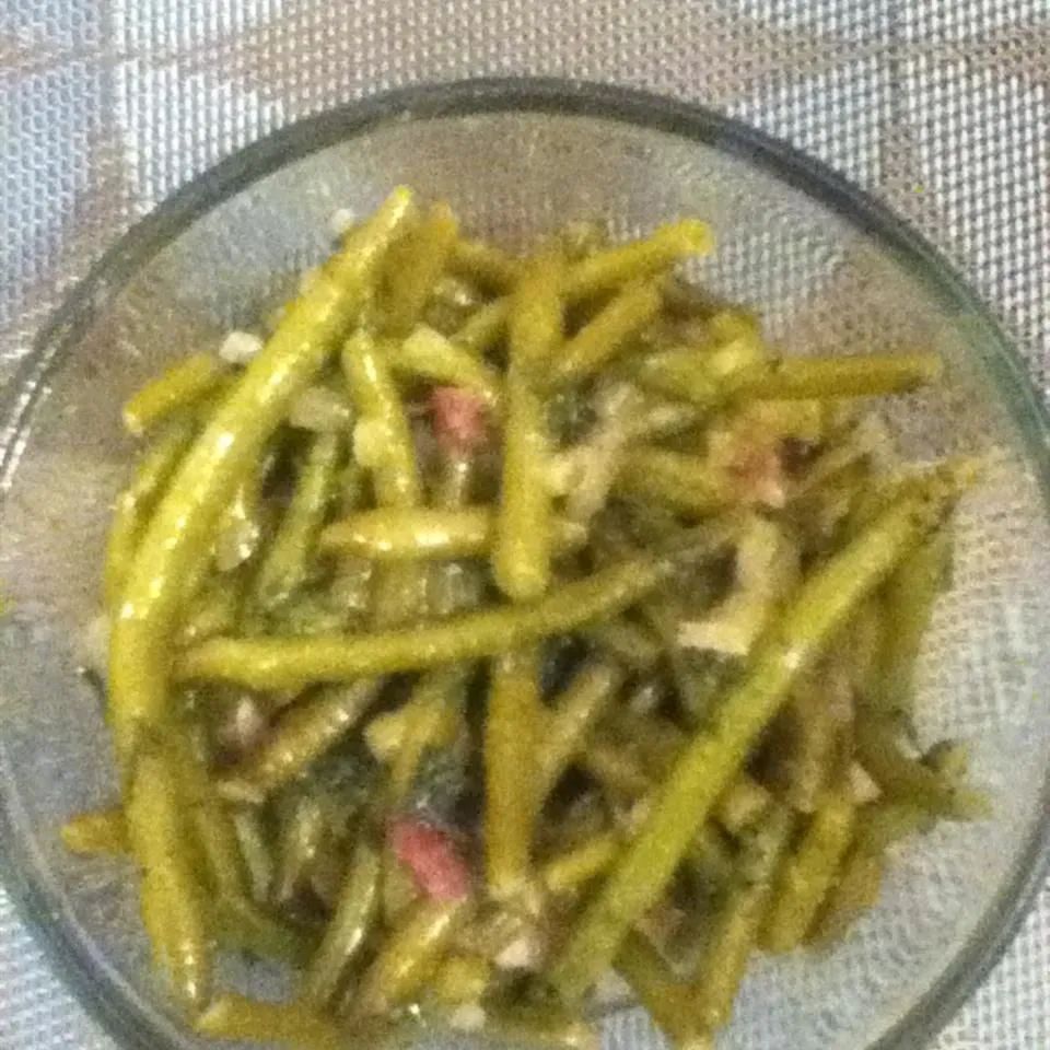 Cold Marinated Green Bean Salad