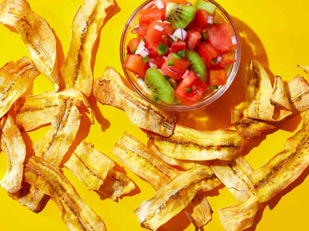 Air Fryer Plantain Chips