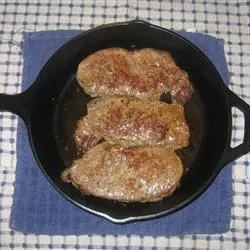 Seared Cast Iron Steaks