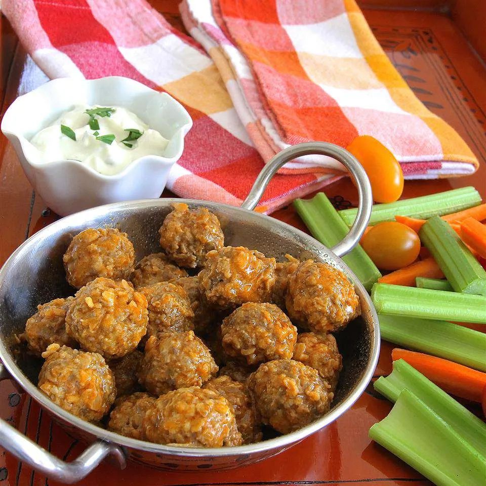 Spicy Buffalo-Style Meatballs