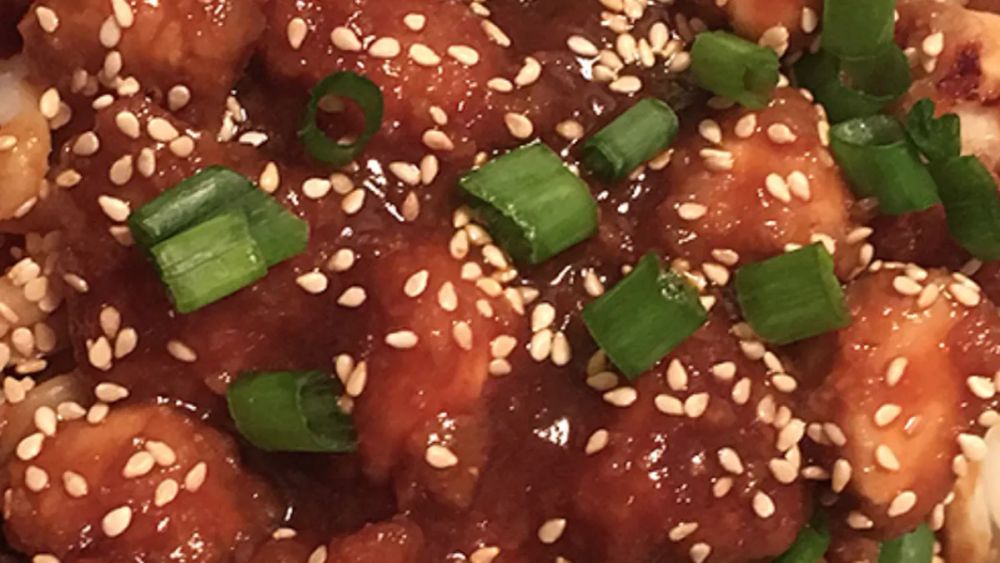 Garlic & Honey Glazed Sesame Chicken