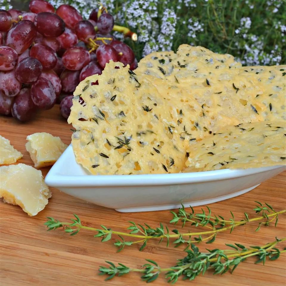 Parmesan Thyme Crisps