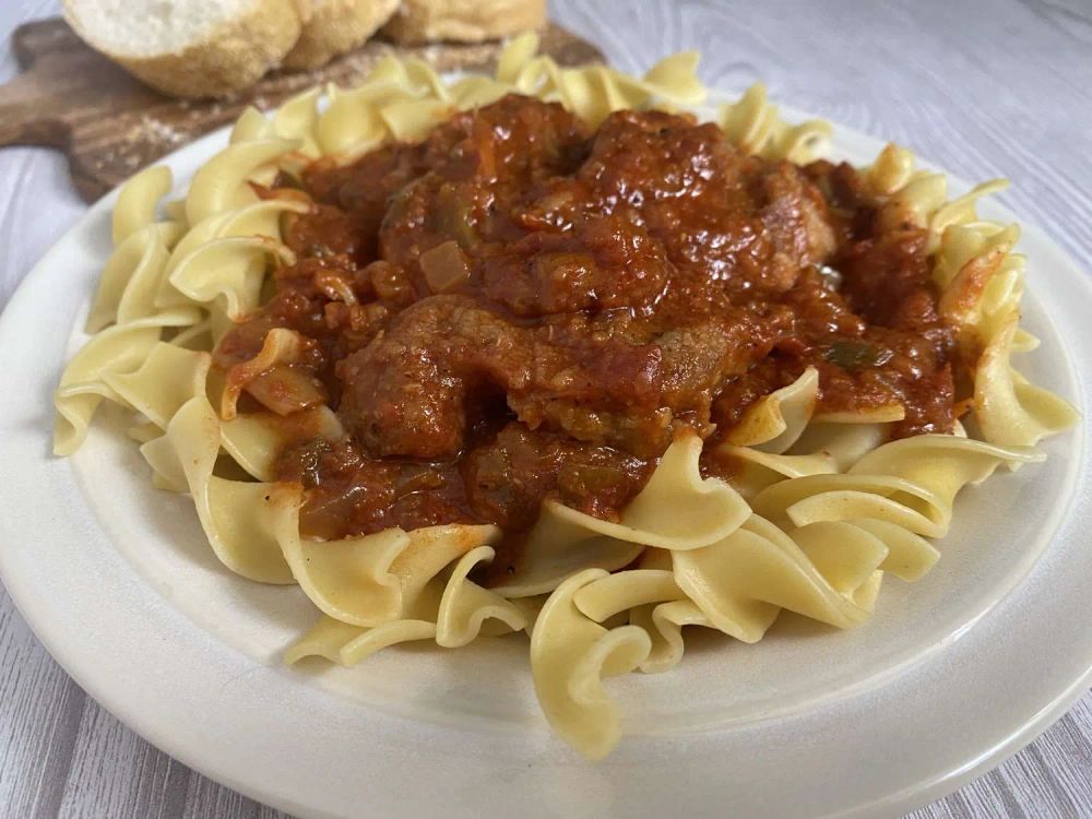 Simple Swiss Steak in a Dutch Oven