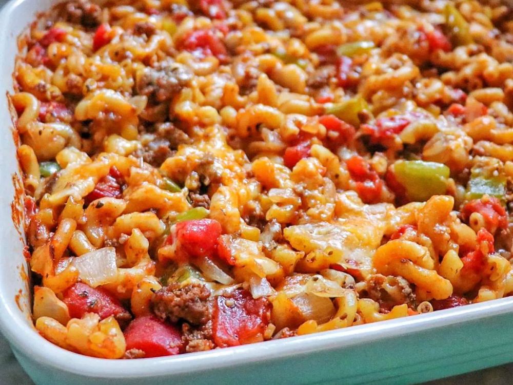 Cheeseburger Casserole