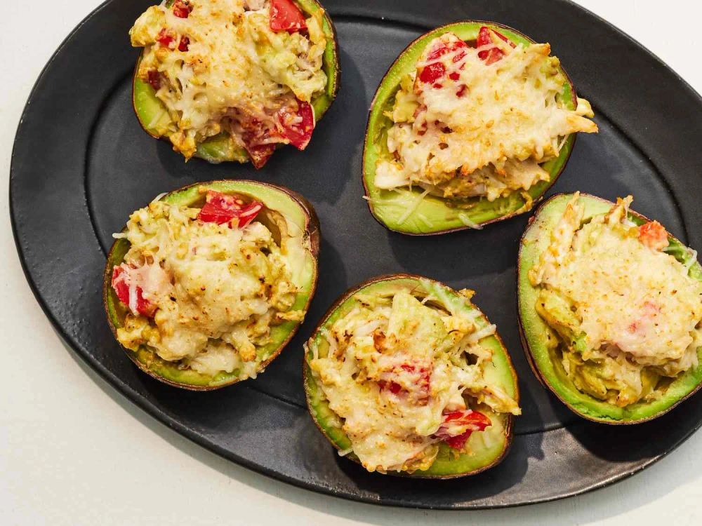 Chicken-Stuffed Baked Avocados