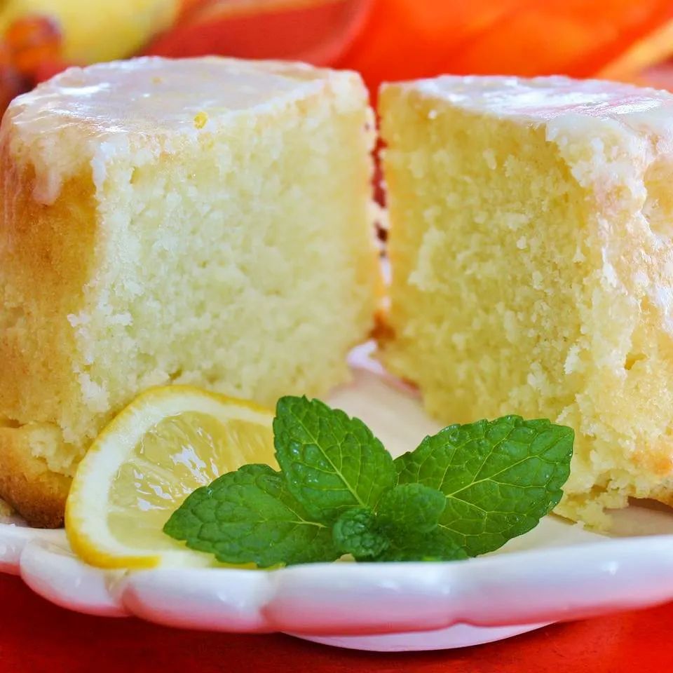 Lemon Buttermilk Pound Cake with Aunt Evelyn's Lemon Glaze