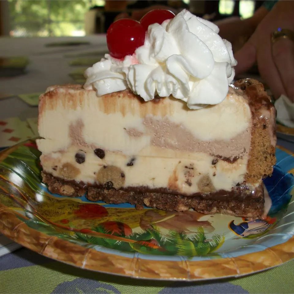 Chocolate Chip Cookie Ice Cream Cake