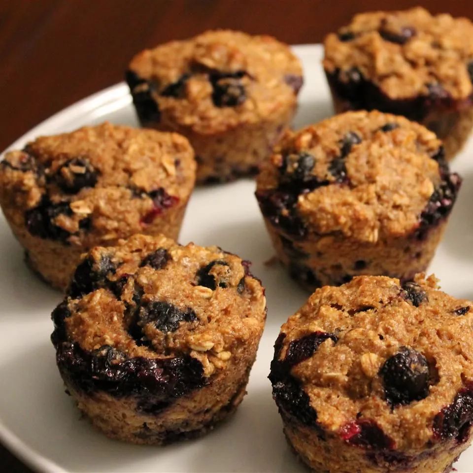 Oat and Blueberry Muffins