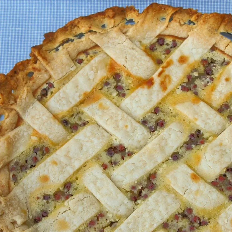 Sour Cream Gooseberry Pie