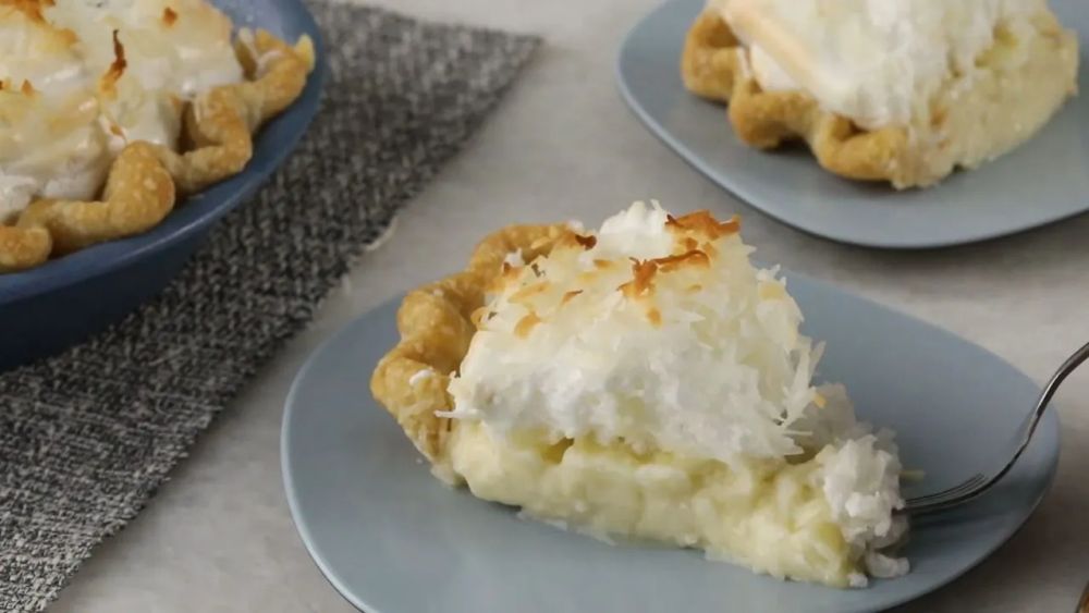 Coconut Cream Meringue Pie