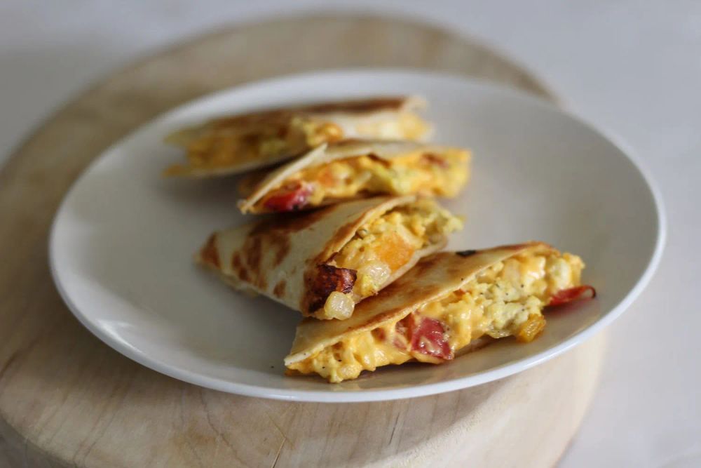 Simple Egg and Cheese Breakfast Quesadillas