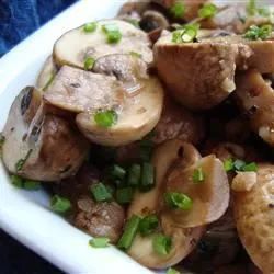 Herbed Mushrooms with White Wine