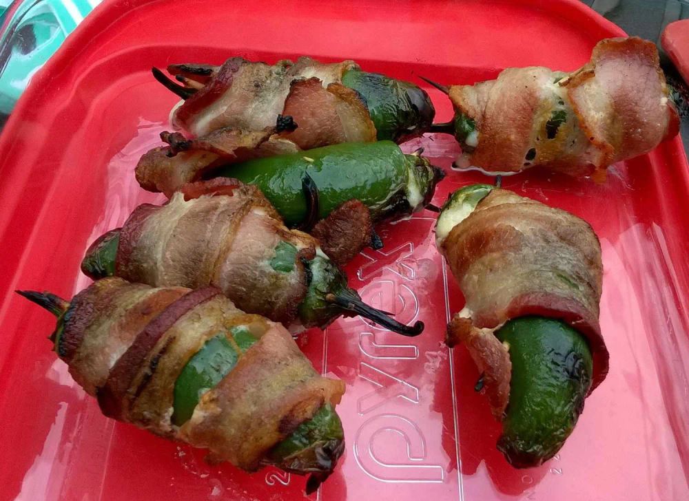 Spicier, Cheesier Stuffed Jalapenos Wrapped in Bacon