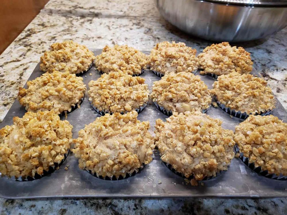 Apple Cider Streusel Muffins